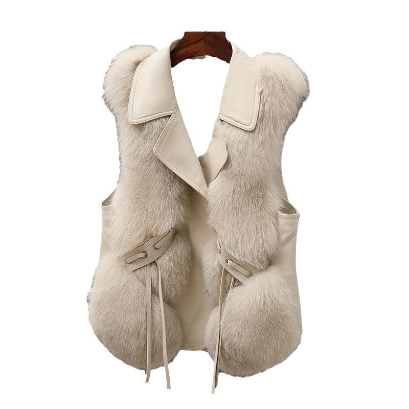 Fur Vest Short