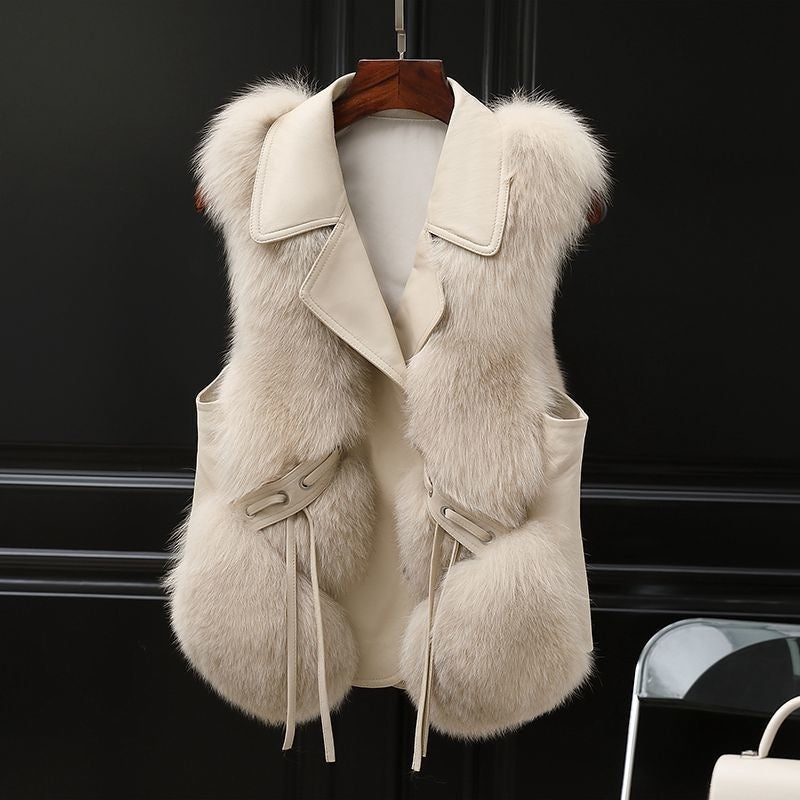 Fur Vest Short